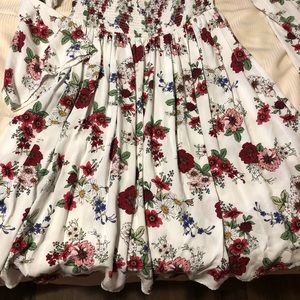 TORRID- Off the shoulder floral dress